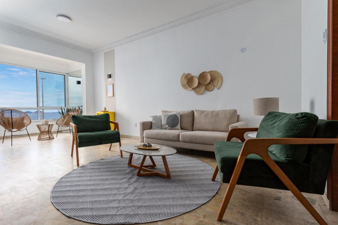 Apartamento Sofisticado Em Copacabana - Vista Para Praia - A403 Z3 Río de Janeiro Exterior foto