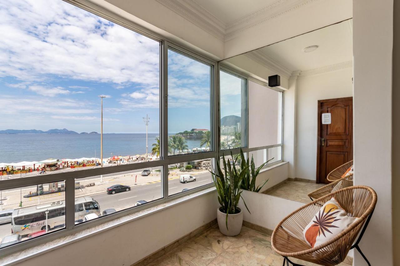 Apartamento Sofisticado Em Copacabana - Vista Para Praia - A403 Z3 Río de Janeiro Exterior foto
