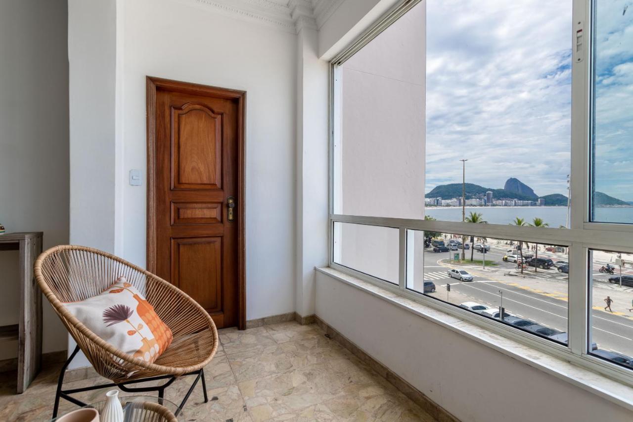 Apartamento Sofisticado Em Copacabana - Vista Para Praia - A403 Z3 Río de Janeiro Exterior foto